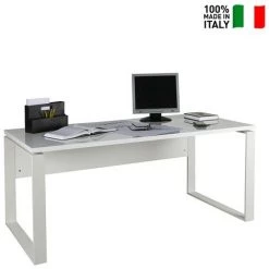 OFFICE24 Bureau Blanc 170x80cm Surface Pour Travail Et Studio Ghost-Desk -France Bureau Soldes 2022 10814584 2