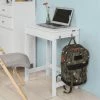 Table Bureau Informatique Secrétaire Avec 1 Tiroir Et 2 Crochets, SoBuy® FWT43-W -France Bureau Soldes 2022 12135575 1