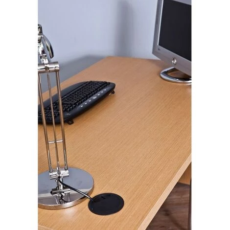 TOPKIT | Table De Bureau Jarama 9031 | Bureau | Table D'ordinateur Pour Bureau à Domicile | Chêne 4 TOPKIT | Table De Bureau Jarama 9031 | Bureau | Table D'ordinateur Pour Bureau à Domicile | Chêne – Image 2