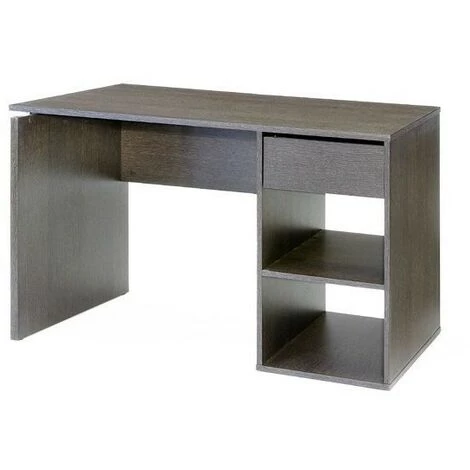 TOPKIT | Table De Bureau Burgos 5012| Table D'ordinateur Moyenne | Bureau Avec Tiroir | Wengé 3 TOPKIT | Table De Bureau Burgos 5012| Table D'ordinateur Moyenne | Bureau Avec Tiroir | Wengé