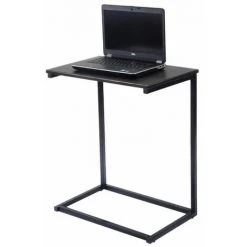 COSTWAY Bureau Informatique Table D’ordinateur Meuble De Bureau En Bois MDF Pour Le Travail, Dessin, Lecture 55 X 35 X 65 Cm Noyer