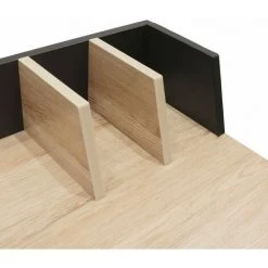 THE HOME DECO FACTORY Bureau Brice Noir - Noir -France Bureau Soldes 2022 13805940 3