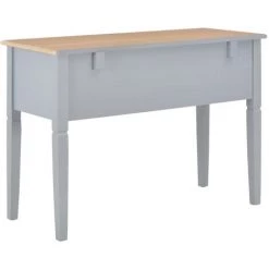 Bureau Bois 109,5x45x77,5 Cm Gris VidaXL 10 Bureau Bois 109,5x45x77,5 Cm Gris VidaXL -France Bureau Soldes 2022 13817505 4