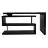 MILIBOO Bureau Design Modulable Bois MAX - Noir Laqué - Noir Laqué