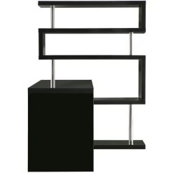 MILIBOO Bureau Design Brillant Amovible T-MAX - Noir Laqué - Noir Laqué 9 MILIBOO Bureau Design Brillant Amovible T-MAX - Noir Laqué - Noir Laqué -France Bureau Soldes 2022 13950068 3