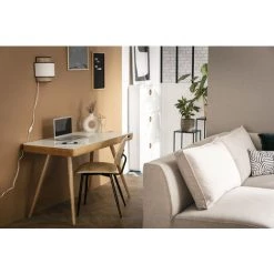 MILIBOO Bureau Connecté Multimédia En Verre Métal CLEVER - Blanc - Blanc 11 MILIBOO Bureau Connecté Multimédia En Verre Métal CLEVER - Blanc - Blanc -France Bureau Soldes 2022 13950223 5