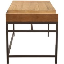 MILIBOO Bureau Design En Manguier Massif Et Métal Noir L180 Cm RACK - Bois Clair / Noir 8 MILIBOO Bureau Design En Manguier Massif Et Métal Noir L180 Cm RACK - Bois Clair / Noir -France Bureau Soldes 2022 13950460 3