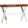 HELLOSHOP26 Bureau Table Meuble Travail Informatique Bois D'acacia Et Finition En Sesham 110 Cm - Bois 2 HELLOSHOP26 Bureau Table Meuble Travail Informatique Bois D'acacia Et Finition En Sesham 110 Cm - Bois -France Bureau Soldes 2022 13977326 1