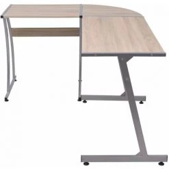 HELLOSHOP26 Bureau Table Meuble Travail Informatique Coin En Forme De L Chêne - Beige 8 HELLOSHOP26 Bureau Table Meuble Travail Informatique Coin En Forme De L Chêne - Beige -France Bureau Soldes 2022 13977383 3