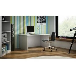 HUCOCO Bureau Moderne X74 Standard - Blanc -France Bureau Soldes 2022 14075003 3