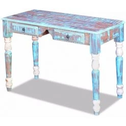 VIDAXL Bureau Bois De Récupération Massif - 243271 - Multicolore -France Bureau Soldes 2022 14076451 4