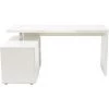 MILIBOO Bureau Design Rangements à Gauche MAXI - Blanc Laqué - Blanc Laqué