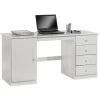 IDIMEX Bureau Multi Rangements Pin Massif Lasuré Blanc - Blanc -France Bureau Soldes 2022 15070533 1