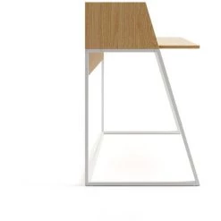 Mc Haus - Bureau Office Desk Office Kala 120x62x89cm Blanc -France Bureau Soldes 2022 15085869 4