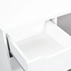 Bureau En Panneaux De Particules Mélaminé, Blanc - Dim : L 115 X H 76 X P 55 Cm - PEGANE - 7 Bureau En Panneaux De Particules Mélaminé, Blanc - Dim : L 115 X H 76 X P 55 Cm - PEGANE - -France Bureau Soldes 2022 15505230 3