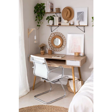 Bureau En Bois De Sapin Et Pin Baldri SKLUM Bois Aggloméré - NATUREL 4 Bureau En Bois De Sapin Et Pin Baldri SKLUM Bois Aggloméré - NATUREL – Image 2