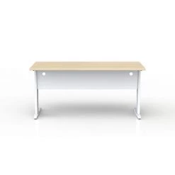 CERTEO EOL | Bureau Rectangulaire L 160 Cm | Plateau Chêne Clair | Piétement Blanc - Chêne 9 CERTEO EOL | Bureau Rectangulaire L 160 Cm | Plateau Chêne Clair | Piétement Blanc - Chêne -France Bureau Soldes 2022 15694726 3