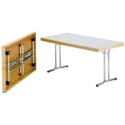 CERTEO Tables Pliantes - Piétement En T - 1700 X 700 Mm, Piétement Anthracite, Plateau Gris Clair - Coloris Piétement: Gris Noir RAL 7021 8 CERTEO Tables Pliantes - Piétement En T - 1700 X 700 Mm, Piétement Anthracite, Plateau Gris Clair - Coloris Piétement: Gris Noir RAL 7021 -France Bureau Soldes 2022 15694959 3