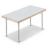 CERTEO Tables Pliantes - 4 Pieds - 1500 X 800 Mm, Piétement Chromé, Plateau Gris Clair - Coloris Piétement: Chrome -France Bureau Soldes 2022 15694961 1