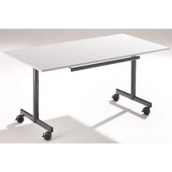 CERTEO Table Mobile à Plateau Rabattable - H X L X P 720 X 1200 X 800 Mm - Façon Hêtre - Coloris Plateau: Façon Hêtre -France Bureau Soldes 2022 15705374 3