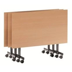 CERTEO Table Mobile à Plateau Rabattable - H X L X P 720 X 1200 X 800 Mm - Façon Hêtre - Coloris Plateau: Façon Hêtre -France Bureau Soldes 2022 15705374 4