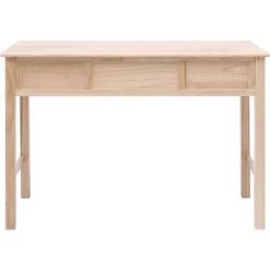 VidaXL Bureau Naturel 110 X 45 X 76 Cm Bois - Brun 10 VidaXL Bureau Naturel 110 X 45 X 76 Cm Bois - Brun -France Bureau Soldes 2022 15770935 4
