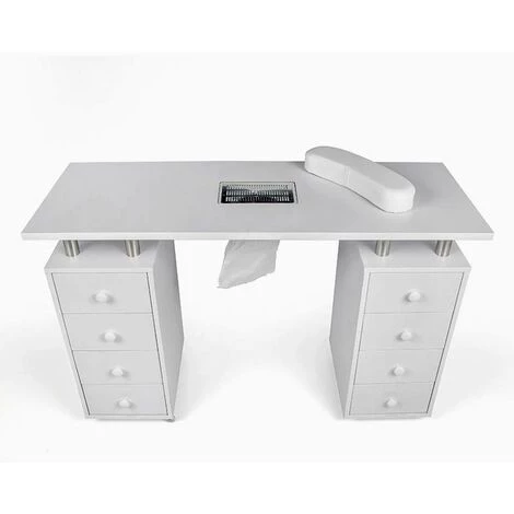 BODYLINE - HEALTH AND MASSAGE Table Manucure Et Reconstruction Des Ongles Avec Aspirateur Et Tiroirs Squoval 3 BODYLINE - HEALTH AND MASSAGE Table Manucure Et Reconstruction Des Ongles Avec Aspirateur Et Tiroirs Squoval