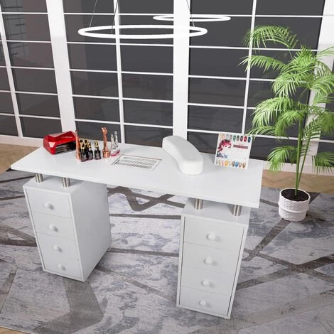 BODYLINE - HEALTH AND MASSAGE Table Manucure Et Reconstruction Des Ongles Avec Aspirateur Et Tiroirs Squoval 4 BODYLINE - HEALTH AND MASSAGE Table Manucure Et Reconstruction Des Ongles Avec Aspirateur Et Tiroirs Squoval – Image 2