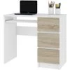 HUCOCO MIR - Bureau Informatique Multimédia Moderne 90x77x50 - 3 Tiroirs + Support Clavier - Table Ordinateur Multi-rangements - Blanc 2 HUCOCO MIR - Bureau Informatique Multimédia Moderne 90x77x50 - 3 Tiroirs + Support Clavier - Table Ordinateur Multi-rangements - Blanc -France Bureau Soldes 2022 16209431 1