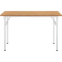 [neu.haus] Table Pliante Table De Cuisine Table à Manger Hauteur Réglable Pour 4 Personnes 120 X 60 X 75-76,4cm Hêtre Et Blanc -France Bureau Soldes 2022 16436010 4