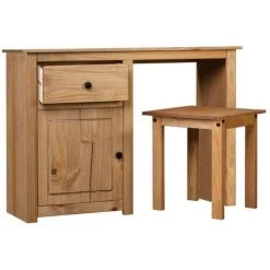 Ensemble De Coiffeuses 2 Pcs Pin Assortiment Panama Couleur De Bois Naturel VidaXL -France Bureau Soldes 2022 16633764 2