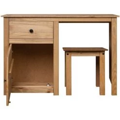 Ensemble De Coiffeuses 2 Pcs Pin Assortiment Panama Couleur De Bois Naturel VidaXL -France Bureau Soldes 2022 16633764 4