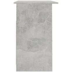Bureau Avec Tiroirs Aggloméré Gris Béton 110x50x76 Cm VidaXL -France Bureau Soldes 2022 16904835 5