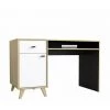 CONCEPT-USINE Bureau En Bois Avec Tiroir Et Placard LEIRA - Blanc -France Bureau Soldes 2022 17069187 1