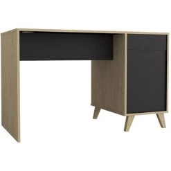 CONCEPT-USINE Bureau En Bois Avec Tiroir Et Placard LEIRA - Blanc 9 CONCEPT-USINE Bureau En Bois Avec Tiroir Et Placard LEIRA - Blanc -France Bureau Soldes 2022 17069187 4