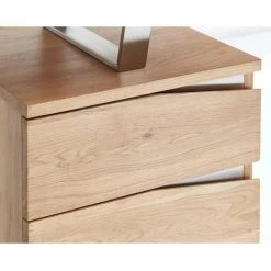 INSIDE75 Bureau Design WINTER 3 Tiroirs Plateau Chêne Noueux Huilé Massif - Vintage -France Bureau Soldes 2022 17441924 4