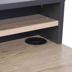 THE HOME DECO FACTORY Bureau Cambridge - Gris 11 THE HOME DECO FACTORY Bureau Cambridge - Gris -France Bureau Soldes 2022 18363581 5