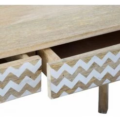 MADE IN MEUBLES Bureau Pupitre En Bois De Manguier Siméon - Blanc 9 MADE IN MEUBLES Bureau Pupitre En Bois De Manguier Siméon - Blanc -France Bureau Soldes 2022 18479390 4