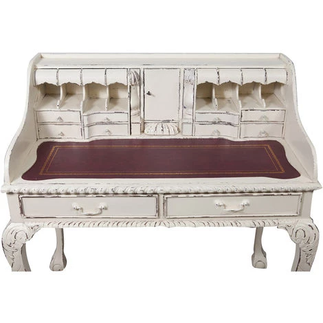 BISCOTTINI Ecritoire Lady Secreaie En Bois Massif D'acajou Finition Noyer L103xPR64xH105 Cm 4 BISCOTTINI Ecritoire Lady Secreaie En Bois Massif D'acajou Finition Noyer L103xPR64xH105 Cm – Image 2