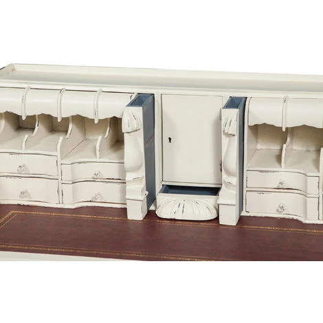 BISCOTTINI Ecritoire Lady Secreaie En Bois Massif D'acajou Finition Noyer L103xPR64xH105 Cm 6 BISCOTTINI Ecritoire Lady Secreaie En Bois Massif D'acajou Finition Noyer L103xPR64xH105 Cm – Image 4