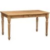 BISCOTTINI Table Non Extensible Style Rustique En Bois Massif Finition De Tilleulul Et Noyer -France Bureau Soldes 2022 18527424 1