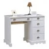 BEAUX MEUBLES PAS CHERS Bureau 5 Tiroirs Blanc Style Anglais -France Bureau Soldes 2022 18665120 1