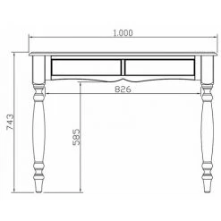 BEAUX MEUBLES PAS CHERS Secrétaire, Bonheur Du Jour Blanc Charme -France Bureau Soldes 2022 18665487 2