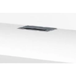 INSIDE75 Bureau ALINA Laqué Blanc Mat Piétement Métal Brossé - Blanc -France Bureau Soldes 2022 19409341 5