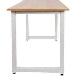 WILTEC Table De Bureau 120x60x70cm Couleur Chêne MDF & Fer Pieds Ajustables Salle à Manger Ordinateur 9 WILTEC Table De Bureau 120x60x70cm Couleur Chêne MDF & Fer Pieds Ajustables Salle à Manger Ordinateur -France Bureau Soldes 2022 19767747 3