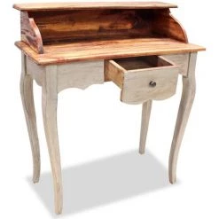 ASUPERMALL Bureau Bois De Recuperation Massif 80 X 40 X 92 Cm 9 ASUPERMALL Bureau Bois De Recuperation Massif 80 X 40 X 92 Cm -France Bureau Soldes 2022 19907341 3