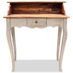 ASUPERMALL Bureau Bois De Recuperation Massif 80 X 40 X 92 Cm 10 ASUPERMALL Bureau Bois De Recuperation Massif 80 X 40 X 92 Cm -France Bureau Soldes 2022 19907341 4