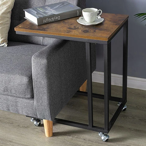 DAZHOM Bureau D'ordinateur R��tro Amovible Table Basse 50 X 35 X 60 Cm 6 DAZHOM Bureau D'ordinateur R��tro Amovible Table Basse 50 X 35 X 60 Cm – Image 4