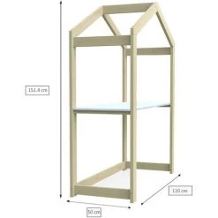 LE QUAI DES AFFAIRES Bureau Cabane YOYO/ 120x50x151 Cm -France Bureau Soldes 2022 22396346 4