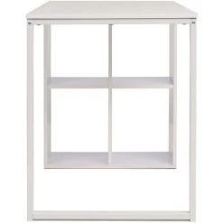 Topdeal Table D'écriture 120 X 60 X 75 Cm Blanc -France Bureau Soldes 2022 23041528 5